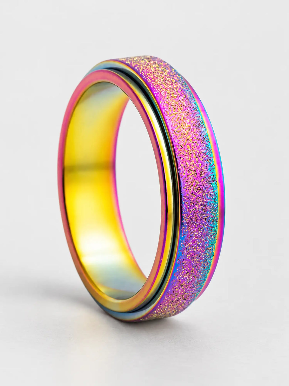 Stardust Glitter Spinner Ring