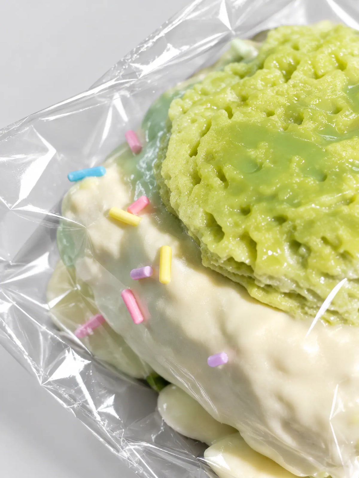 Matcha Ice Cream Scoop Squishy Toy