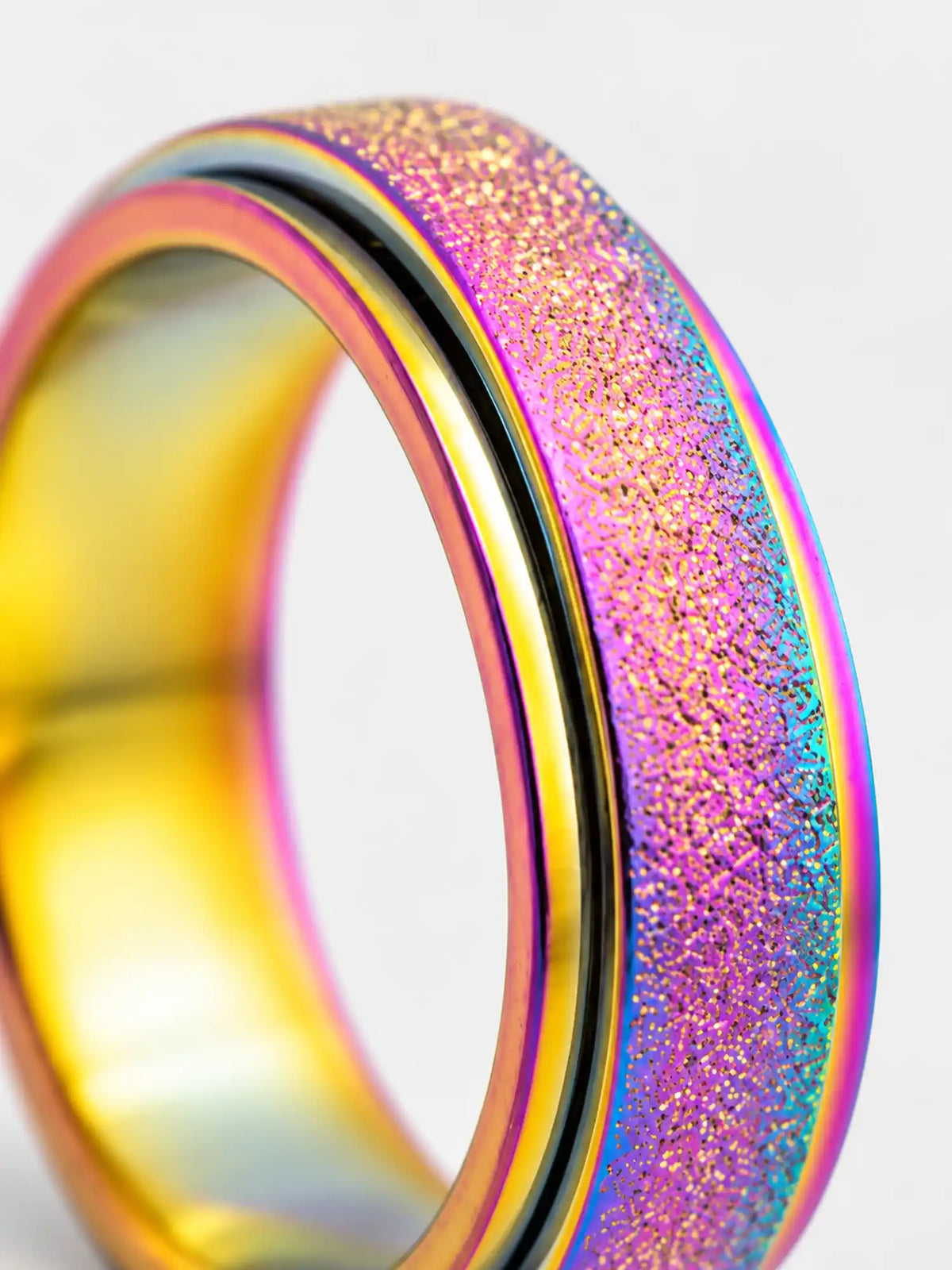 Stardust Glitter Spinner Ring