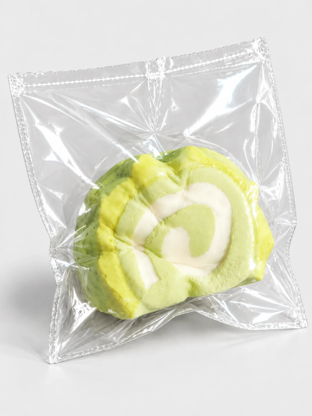 Matcha Cream Roll Squishy Stress Toy