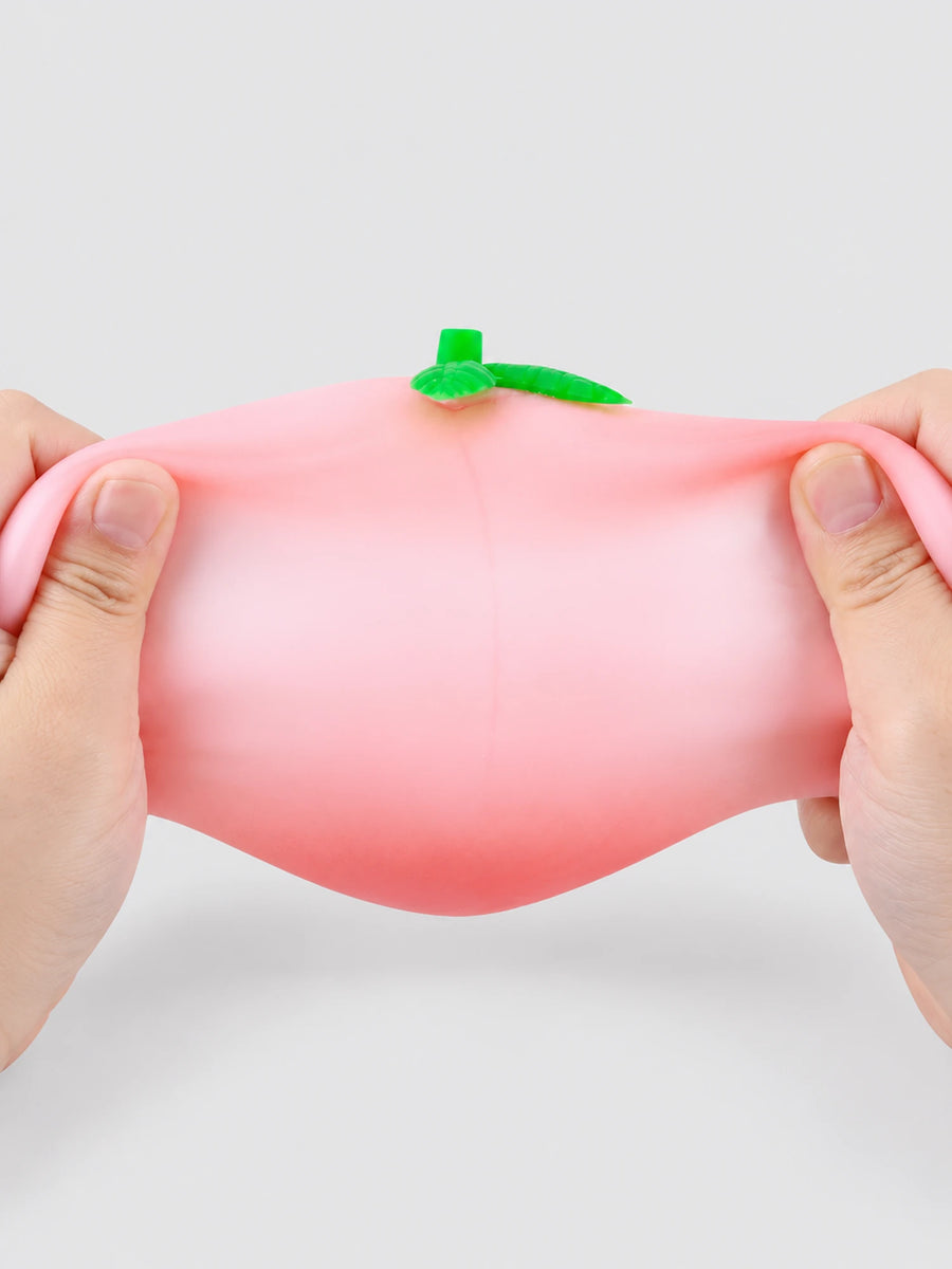 Peach Slow-Rebound Silent Fidget Squishy
