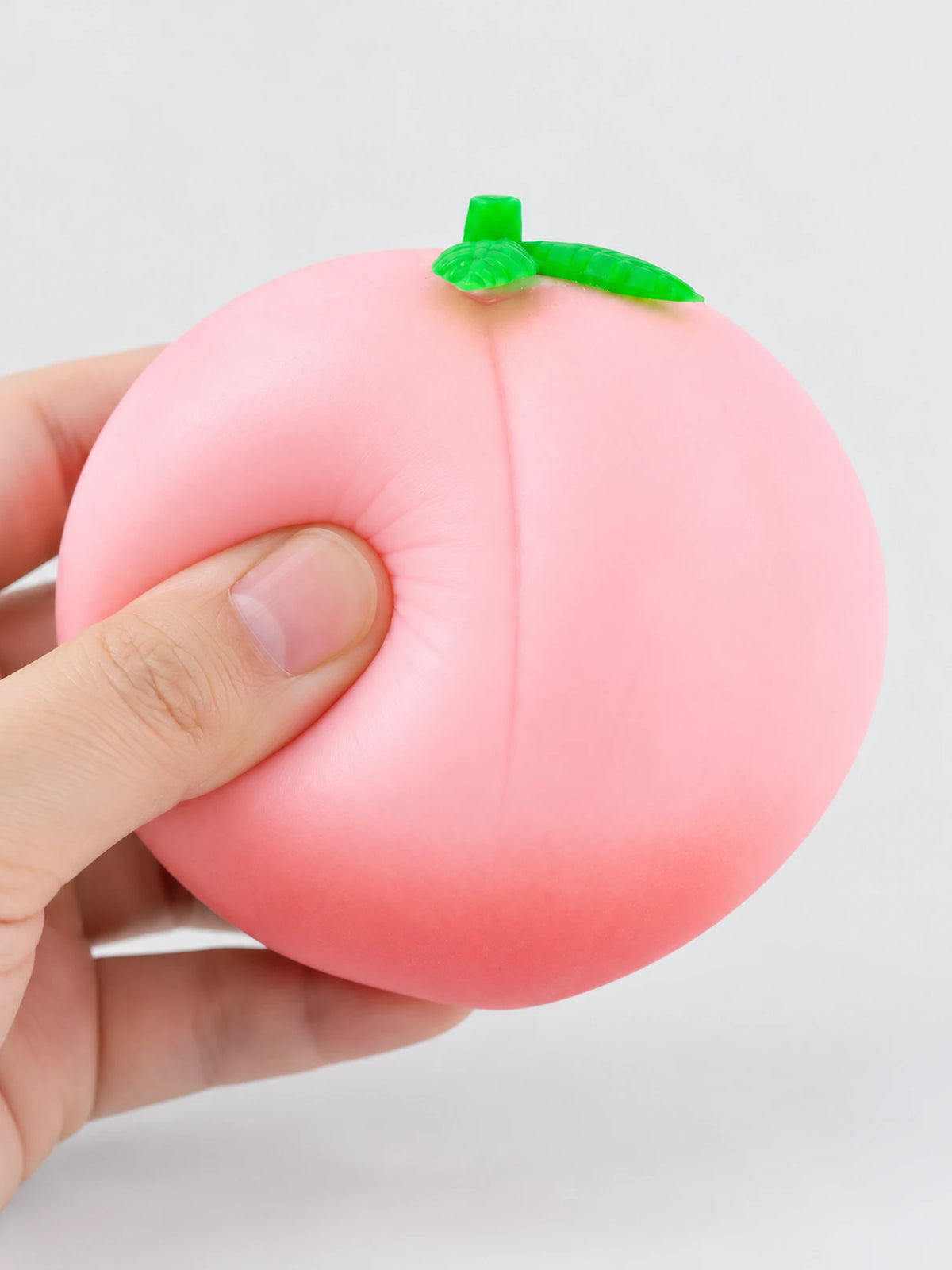 Peach Slow-Rebound Silent Fidget Squishy