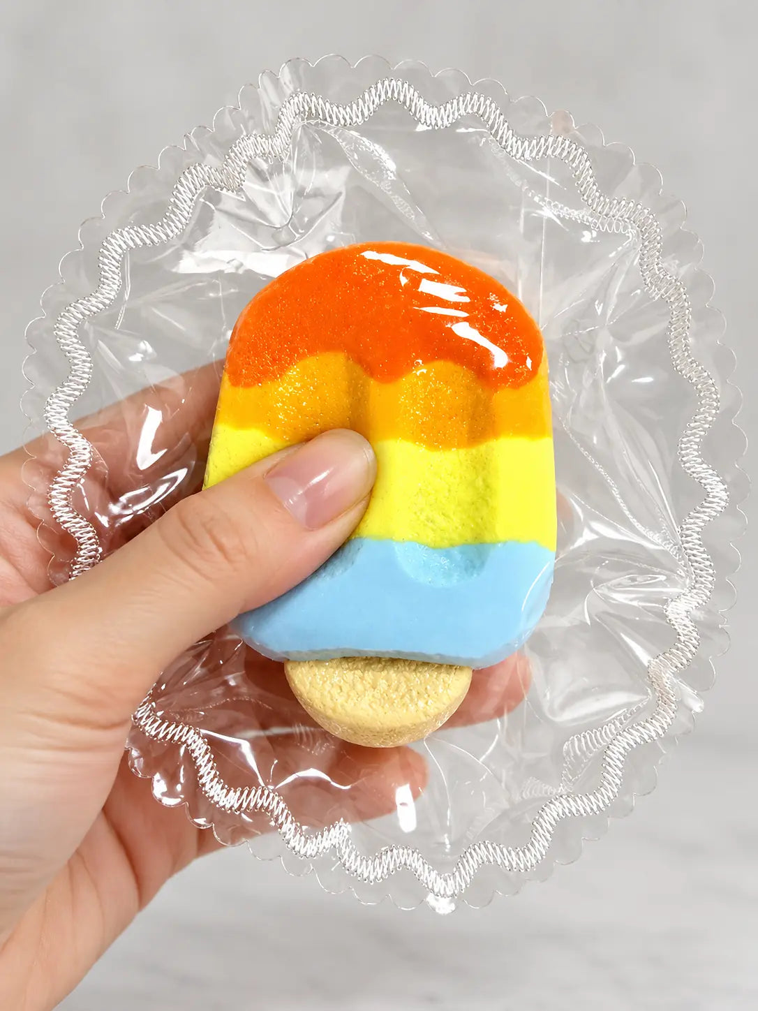 Sunset Rainbow Popsicle Sensory Squishy