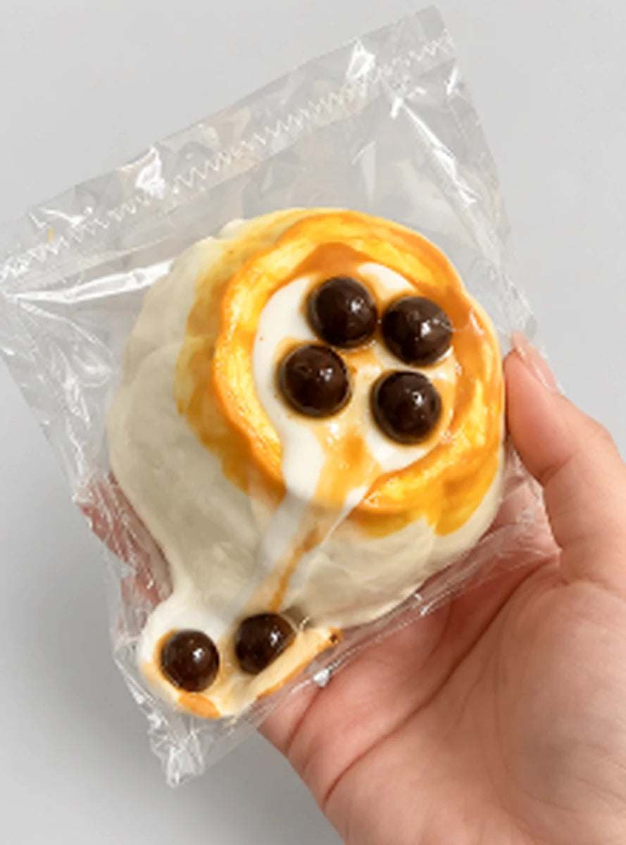 Boba Pudding Squeeze Squishy Toy