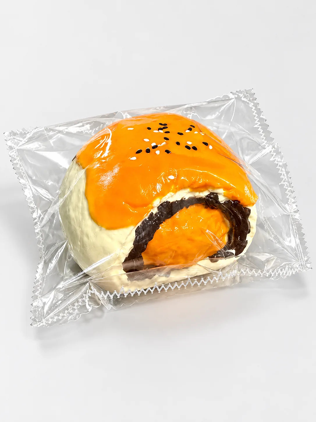 Egg Yolk Pastry Squishy – Handmade Silicone Stress Relief Toy