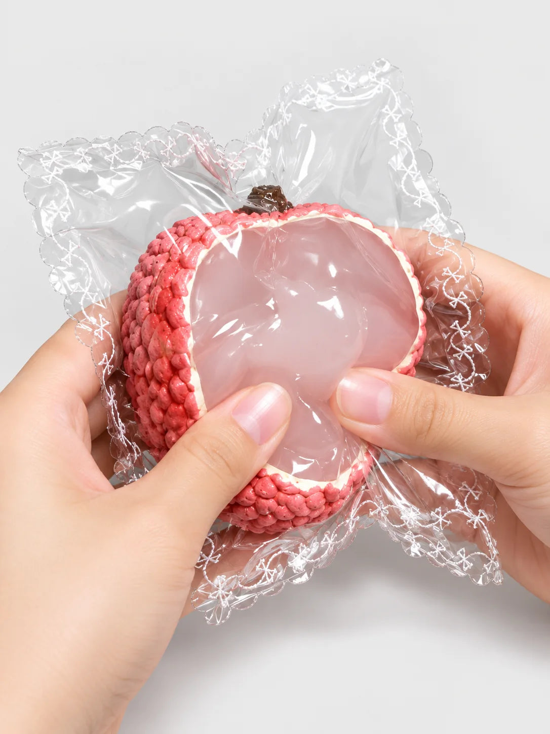 Crystal Lychee Squishy Sensory Fidget Toy