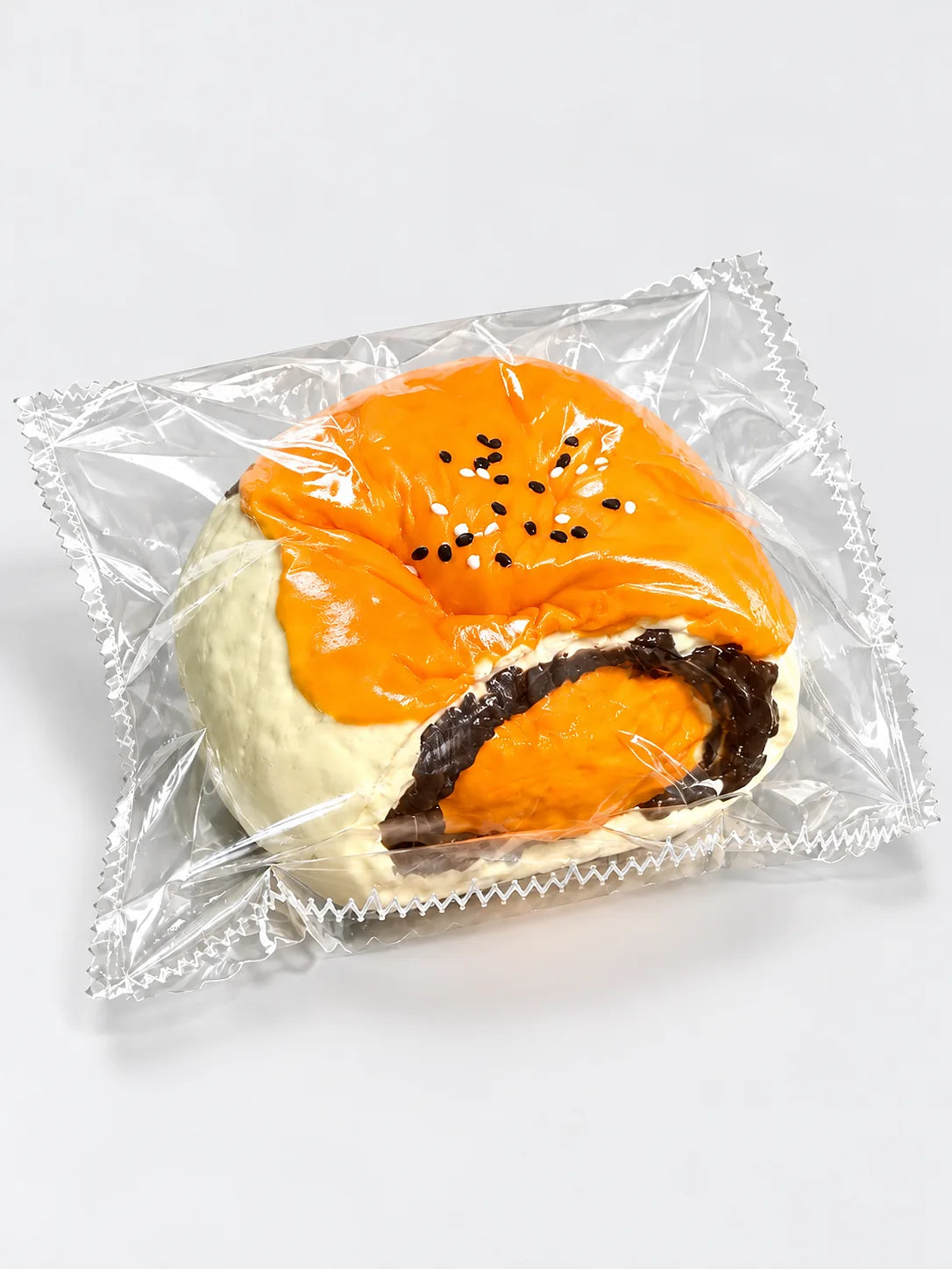 Egg Yolk Pastry Squishy – Handmade Silicone Stress Relief Toy