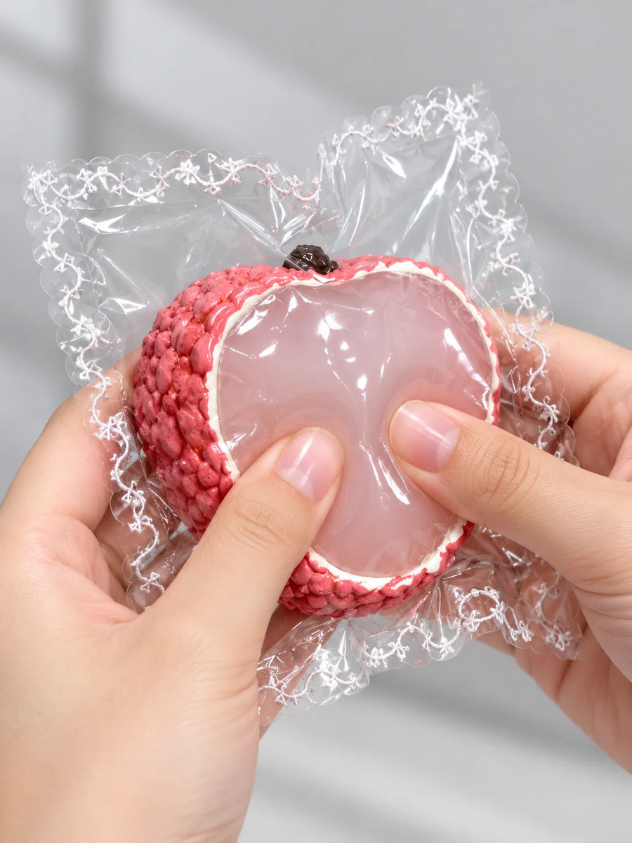 Crystal Lychee Squishy Sensory Fidget Toy